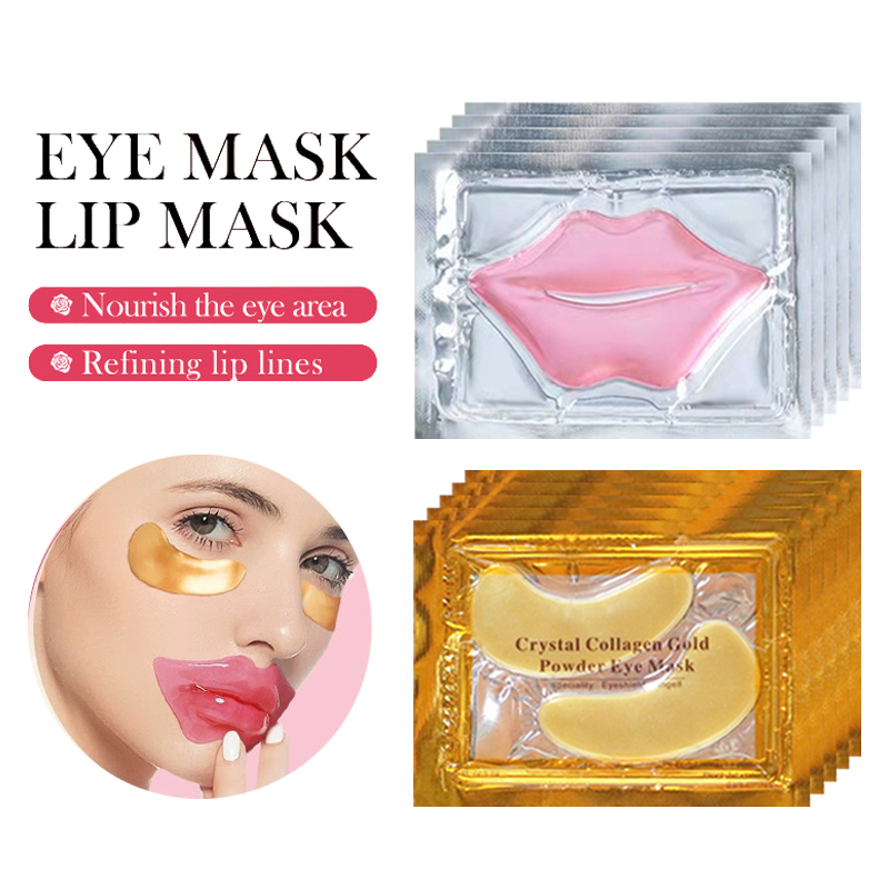 Collagen Eye Patch - 10/20pcs Golden Crystal Collagen Eye Mask