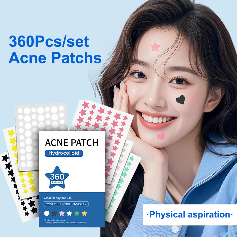 Beauty For Makeup - 360Pcs Colorful Invisible Pimple Removal Anti-Acne