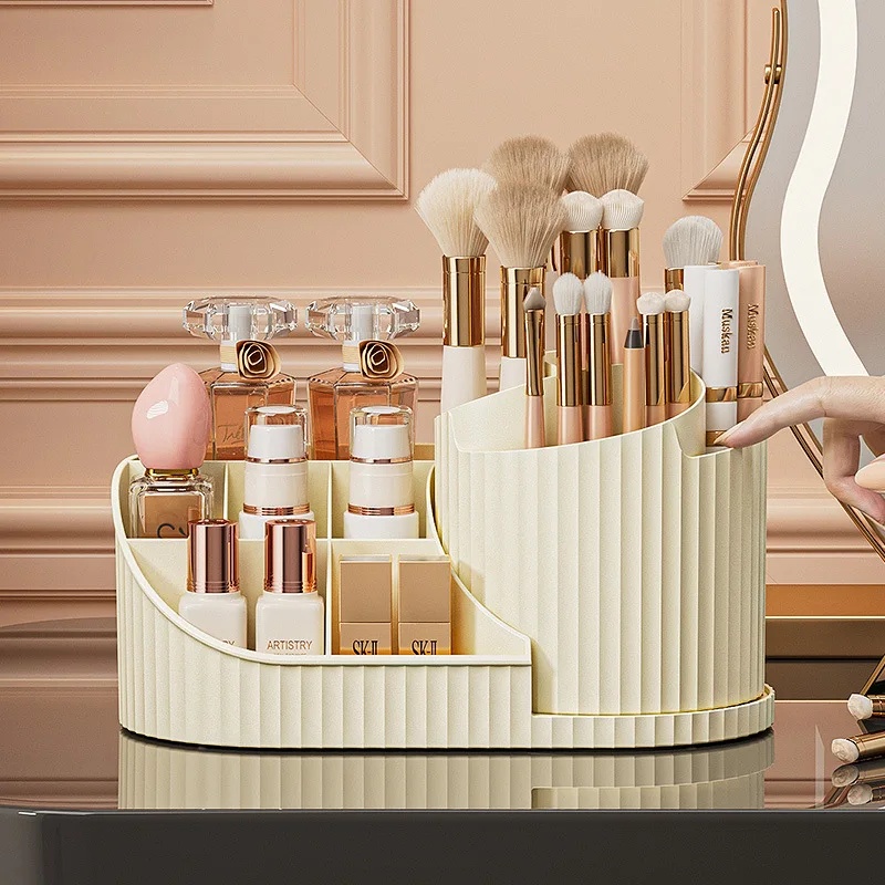 Beauty Makeup Lipstick - 360 Degree Rotatable Cosmetic Organizer Large