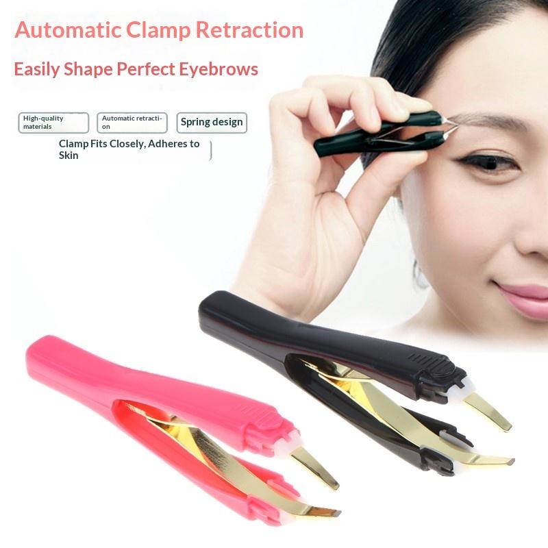 Beauty Makeup Face - Eyebrow Tweezer Automatic Retratable Face Hair