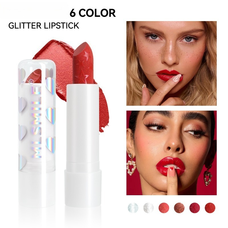 Starry Glitter Lipstick Long L - Beauty Makeup Store 评论和价格