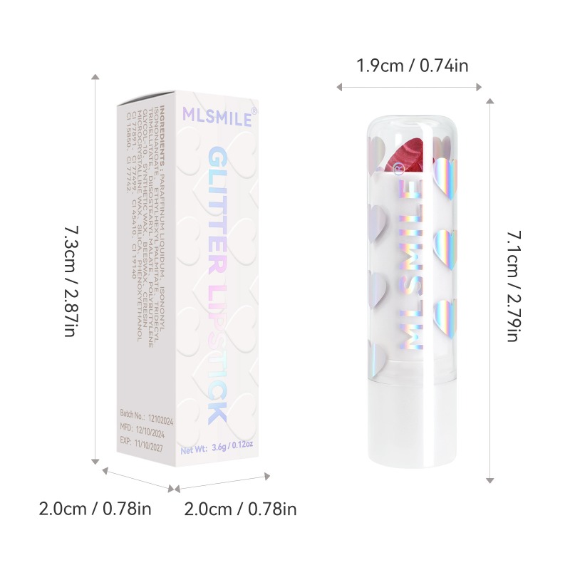 Starry Glitter Lipstick Long L - Beauty Makeup Store 评论和价格