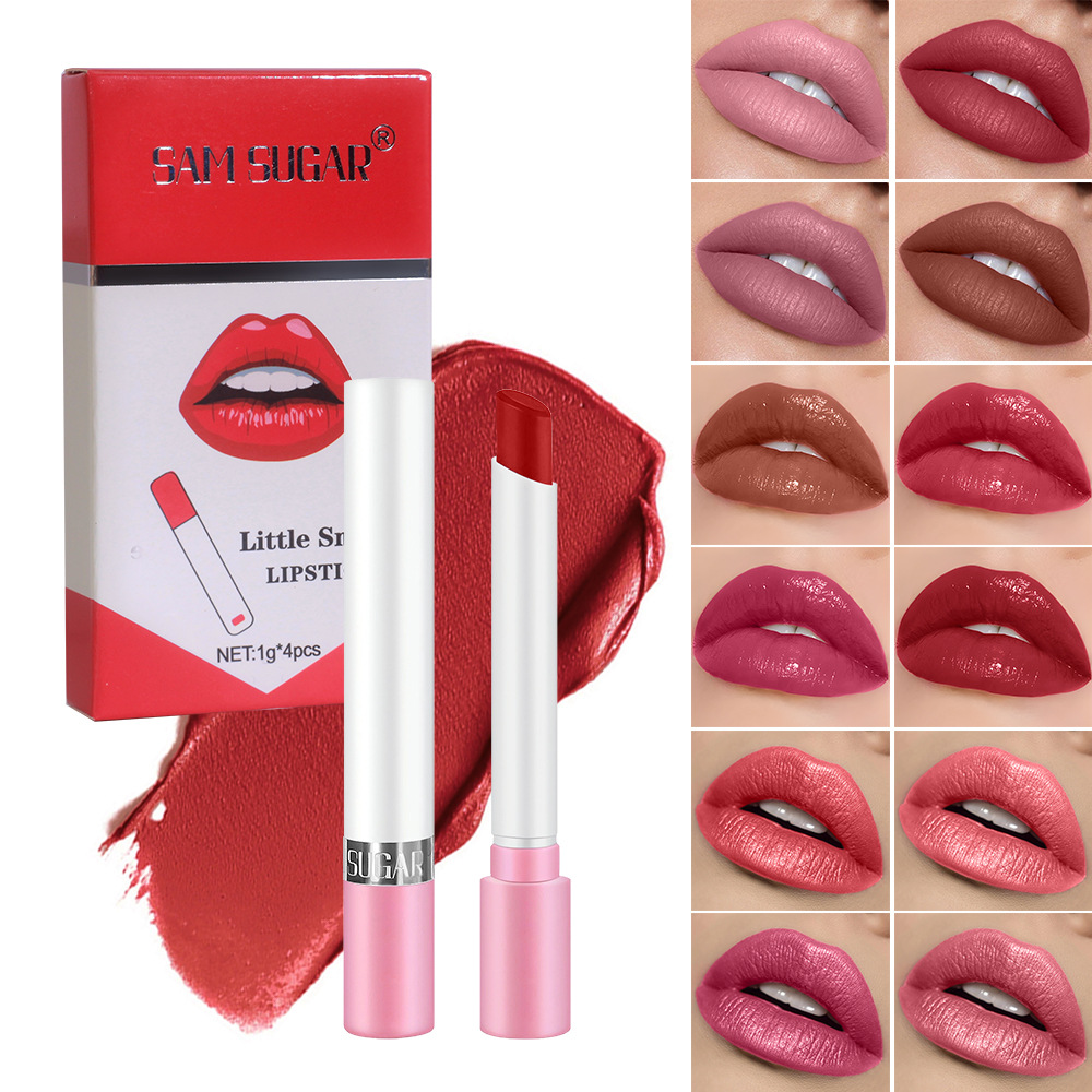 Cigarette Lipstick Set 4 Pcs P - Beauty Makeup Store 评论和价格