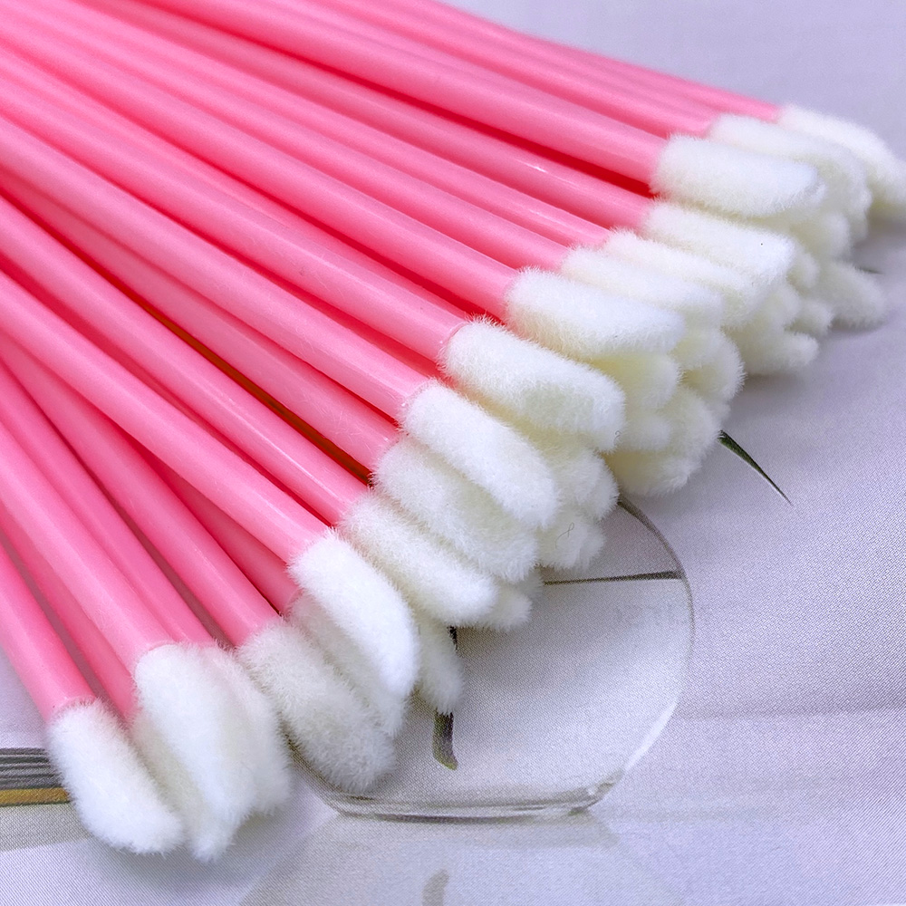 100Pcs Disposable Lip Brush Ey - Beauty Makeup Lipstick 评论和价格