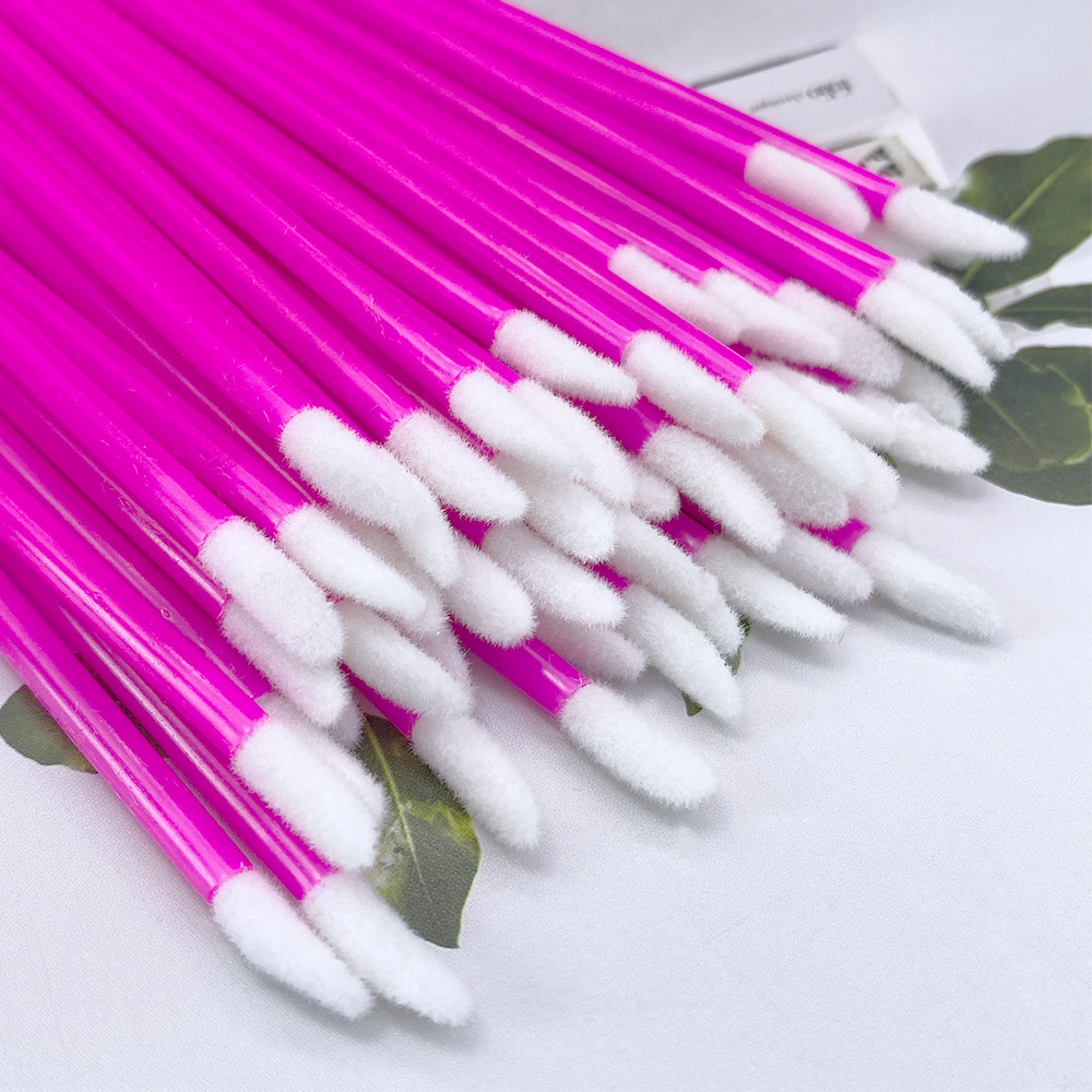 100Pcs Disposable Lip Brush Ey - Beauty Makeup Lipstick 评论和价格
