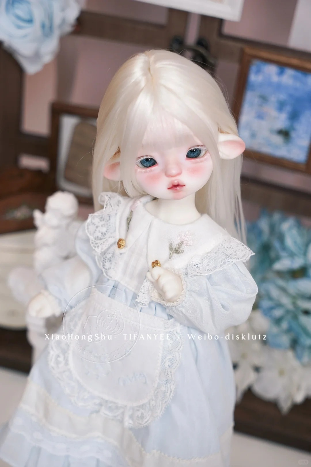 New SD BJD Doll 1/6 Open Eyes  - Beauty Makeup For Girl 评论和价格