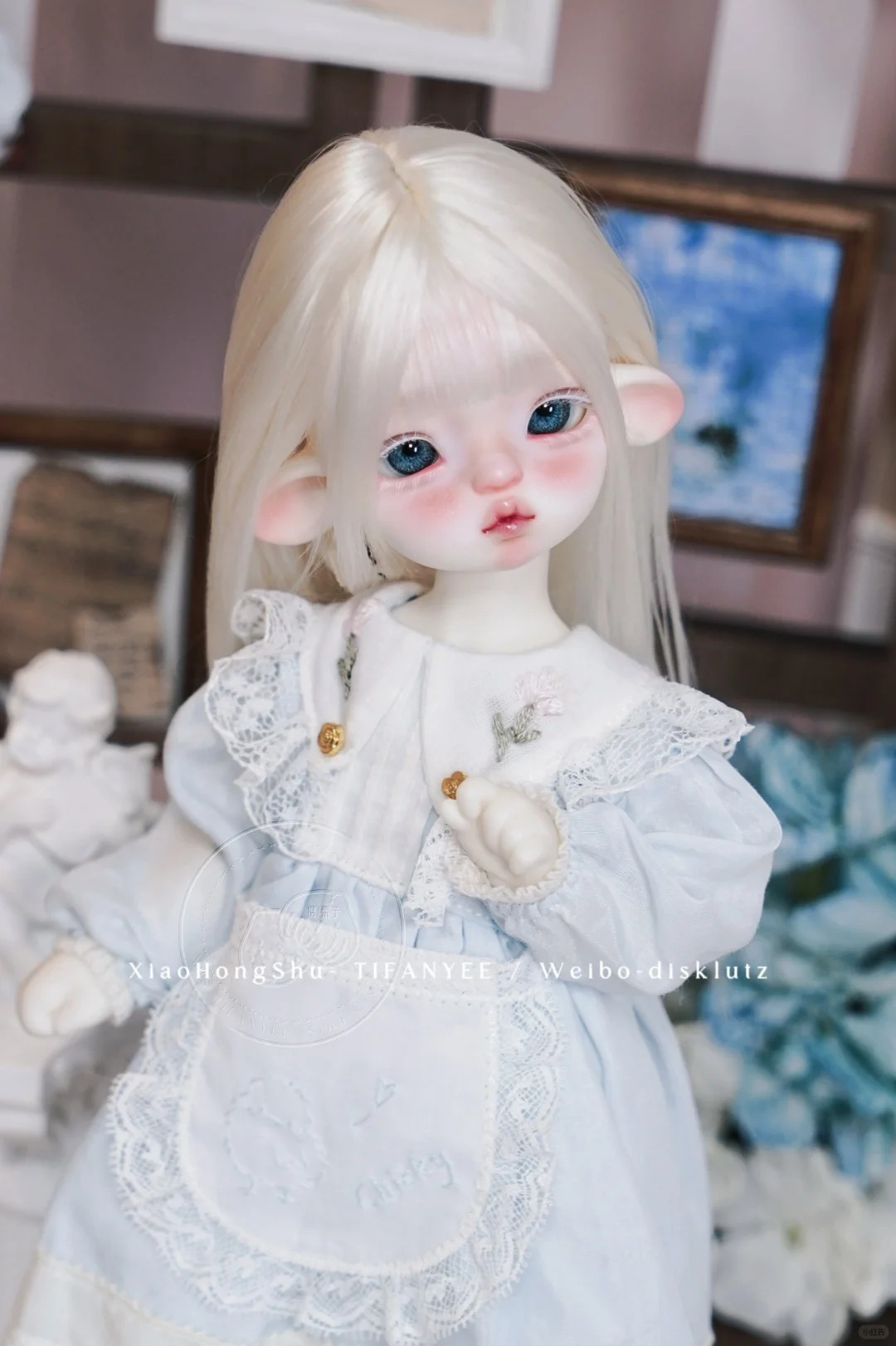 New SD BJD Doll 1/6 Open Eyes  - Beauty Makeup For Girl 评论和价格