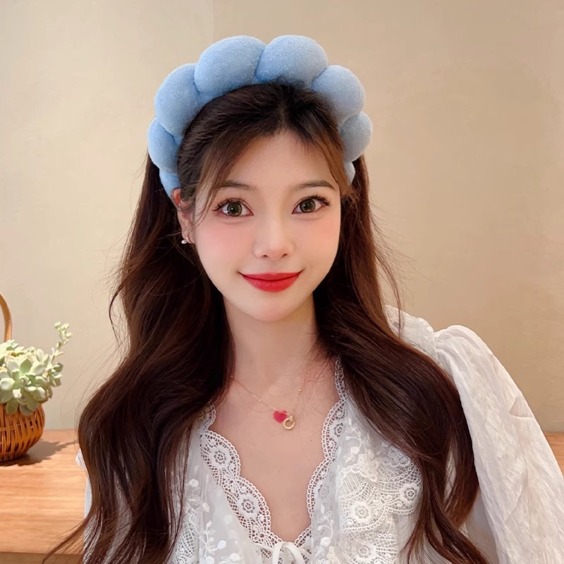 Retro Puffy Hair Band Sponge H - Beauty Makeup For Girl 评论和价格