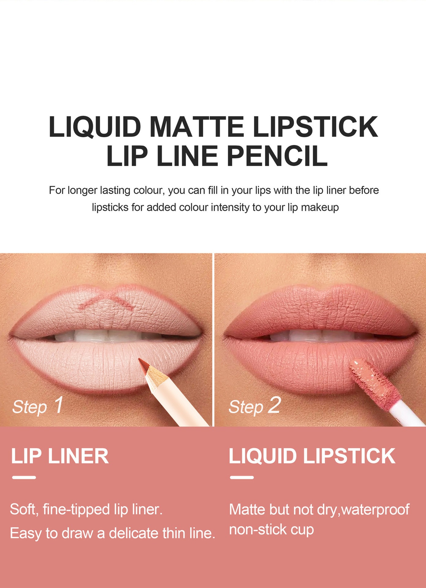 12 Color Lip Liner and Lipstic - Beauty Makeup Store 评论和价格