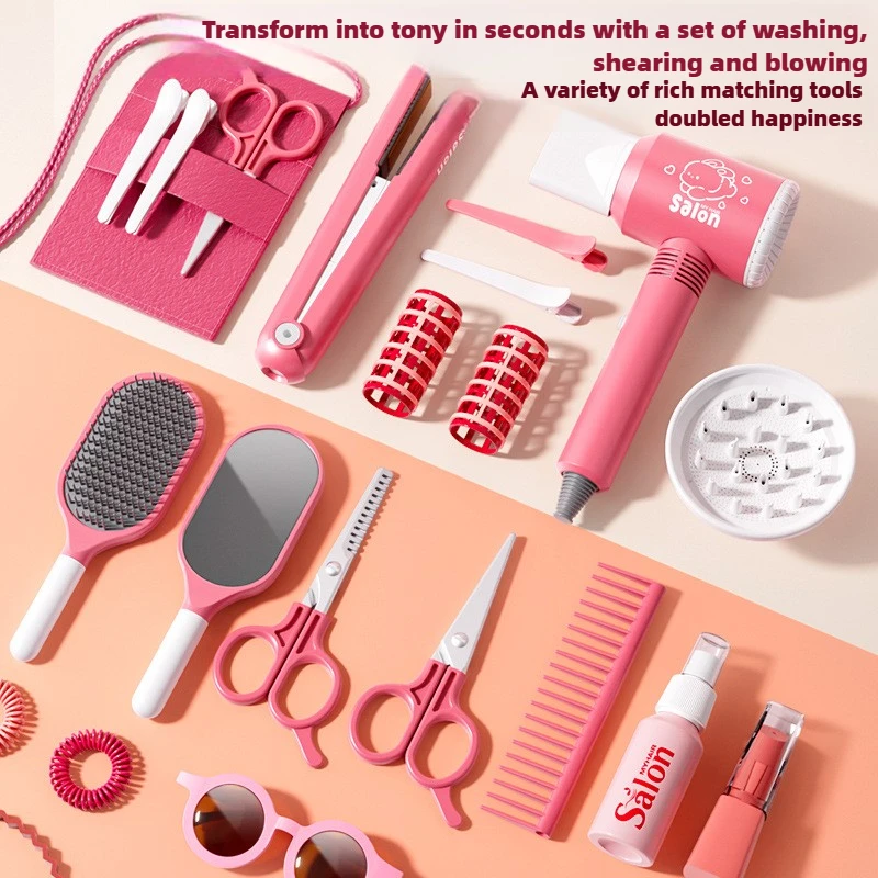 Girls Beauty Salon Set Kids Ha - Beauty Makeup For Girl 评论和价格