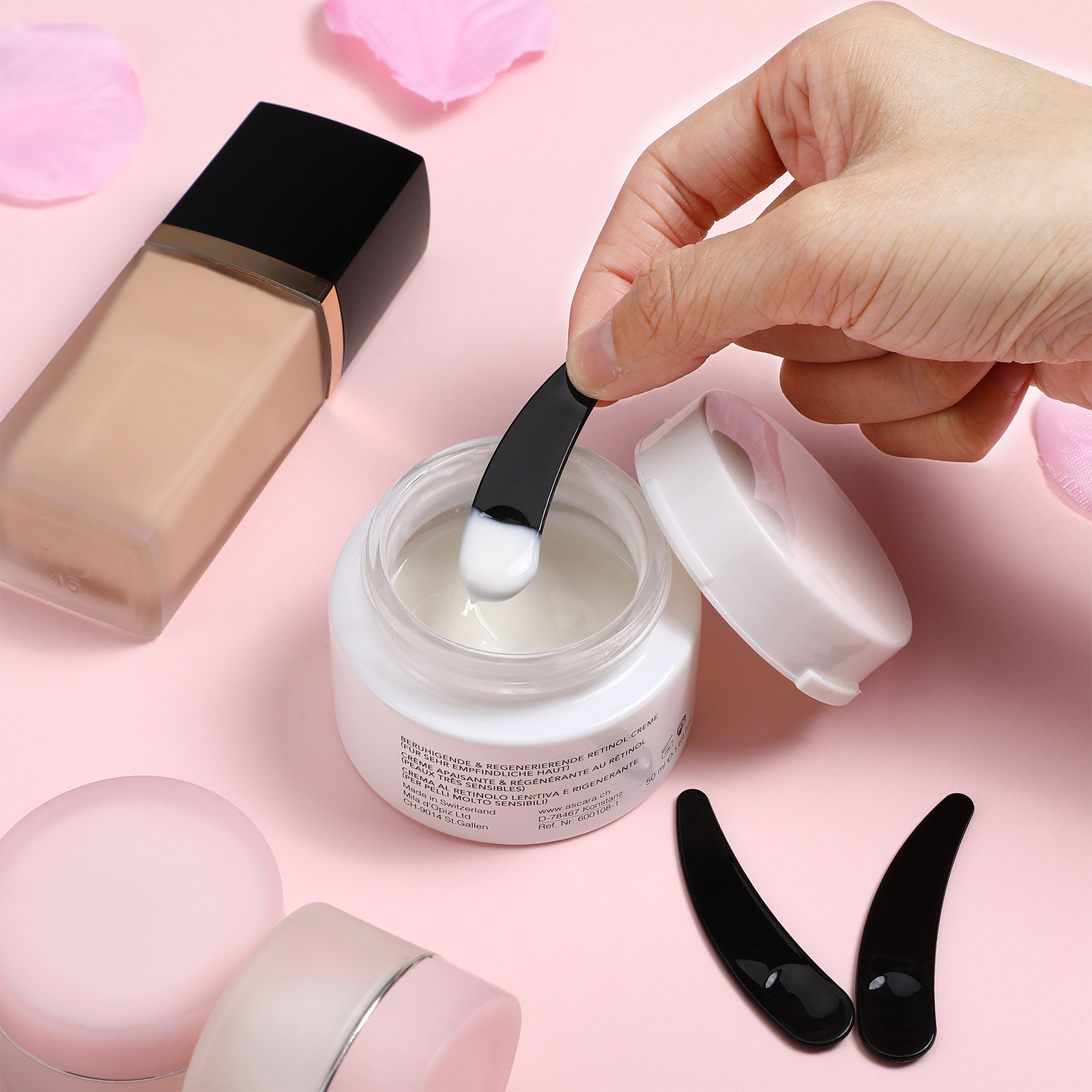 50Pcs Skincare Spatulas Face C - Beauty Makeup Face 评论和价格