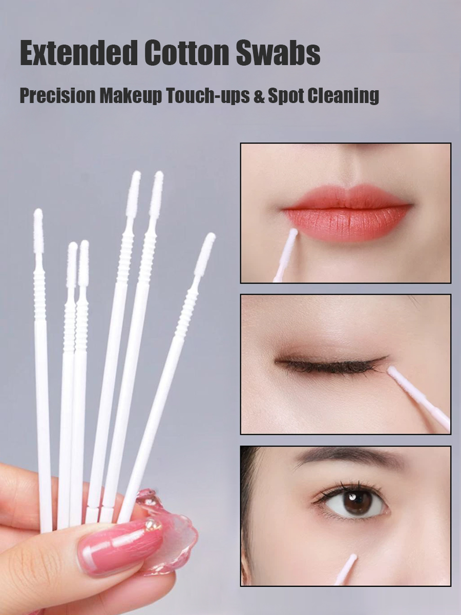 Disposable Long Cotton Swabs E - Beauty For Makeup 评论和价格