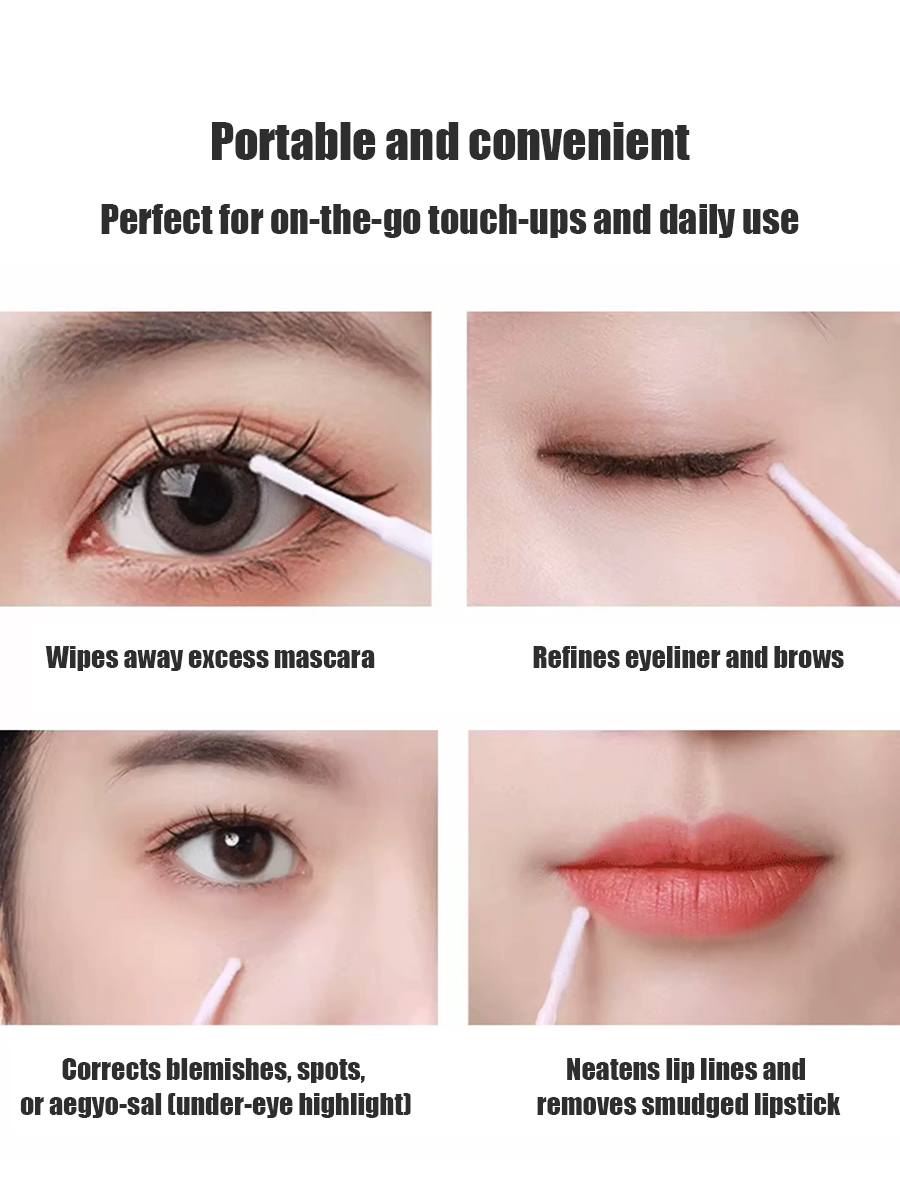 Disposable Long Cotton Swabs E - Beauty For Makeup 评论和价格