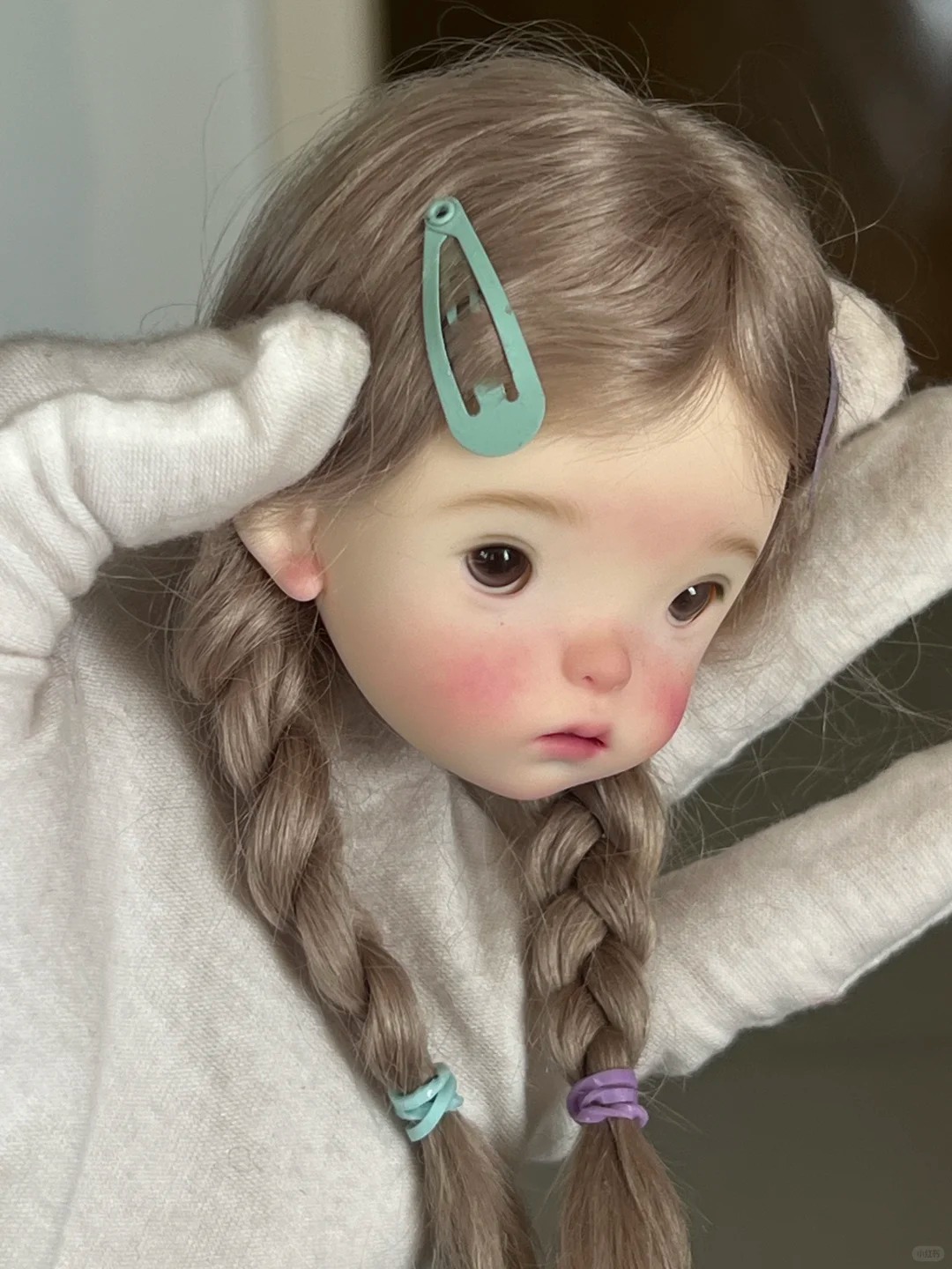 SD BJD Doll 1/6 Landoudou Head - Beauty Makeup For Girl 评论和价格