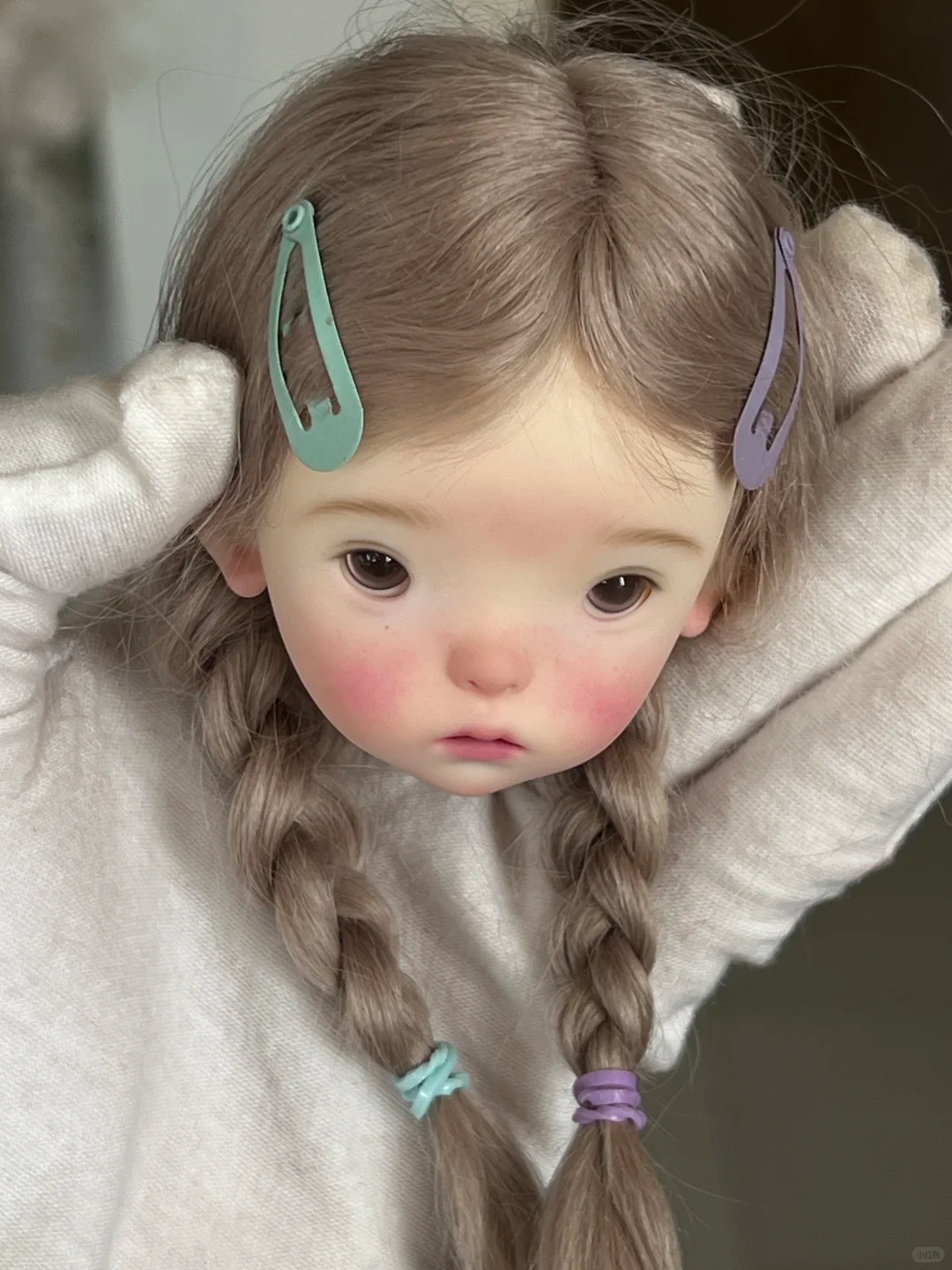 SD BJD Doll 1/6 Landoudou Head - Beauty Makeup For Girl 评论和价格
