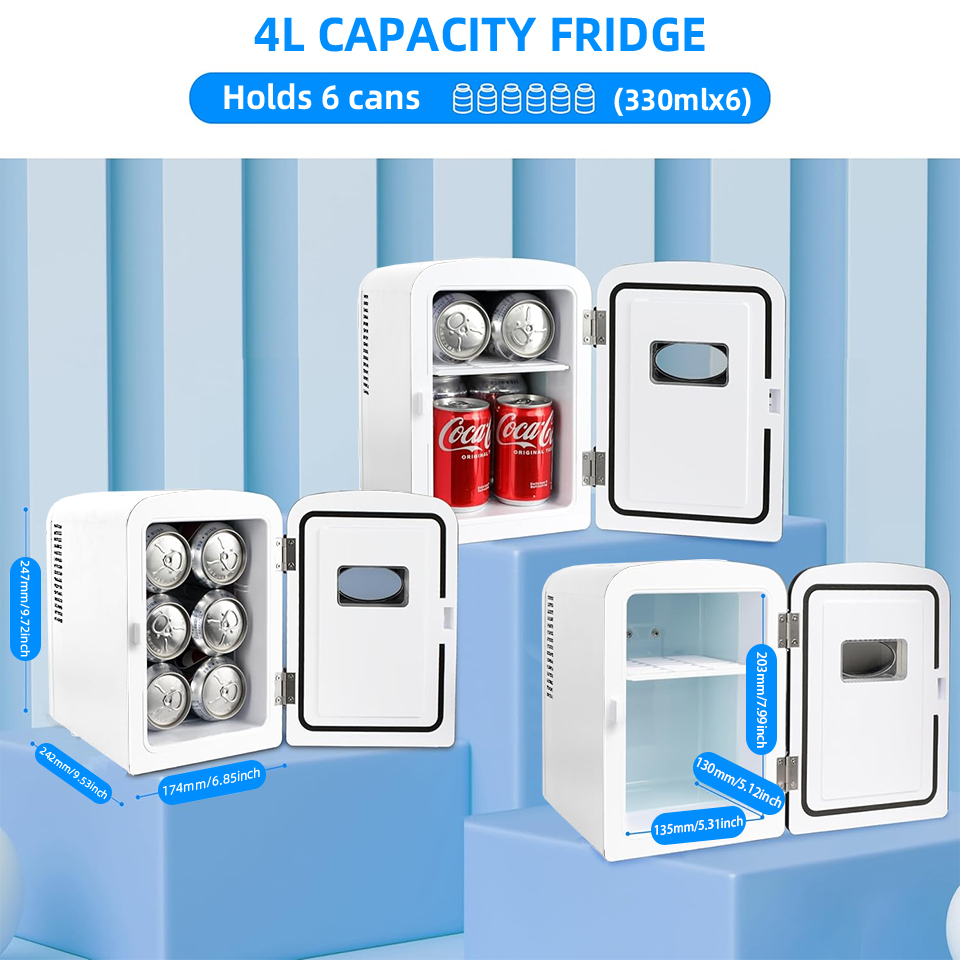 4L Mini Beauty Fridge for Skin - Beauty Makeup Face 评论和价格