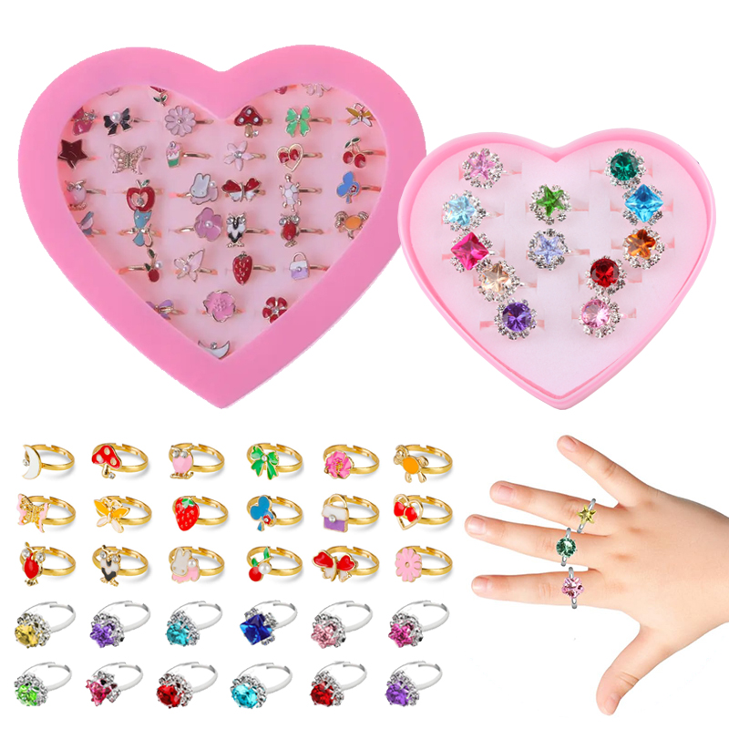 Children Rings Adjustable Exqu - Beauty Makeup For Kids 评论和价格