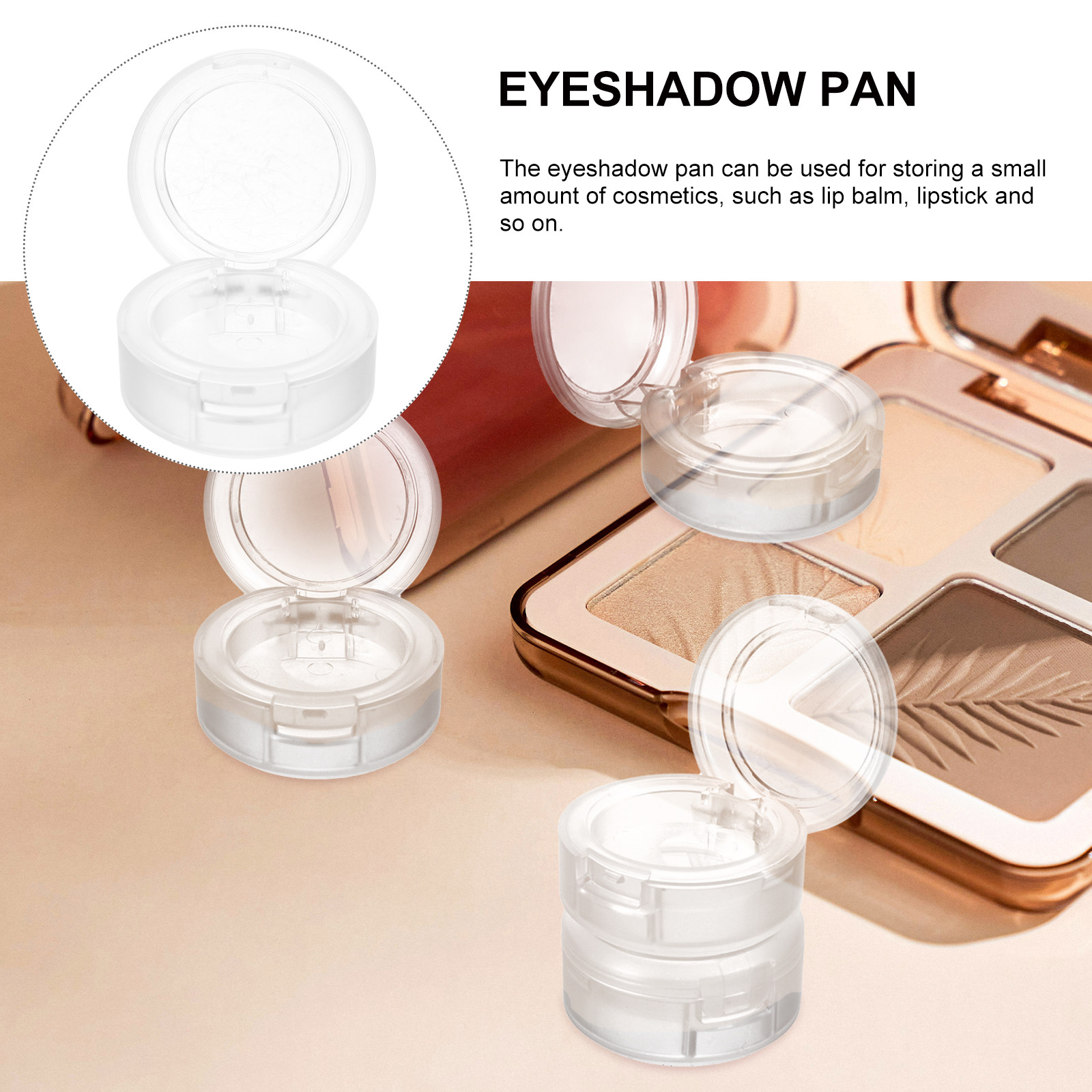 4Pcs Eyeshadow Pans Plastic Pa - Eyeshadow Palette 评论和价格