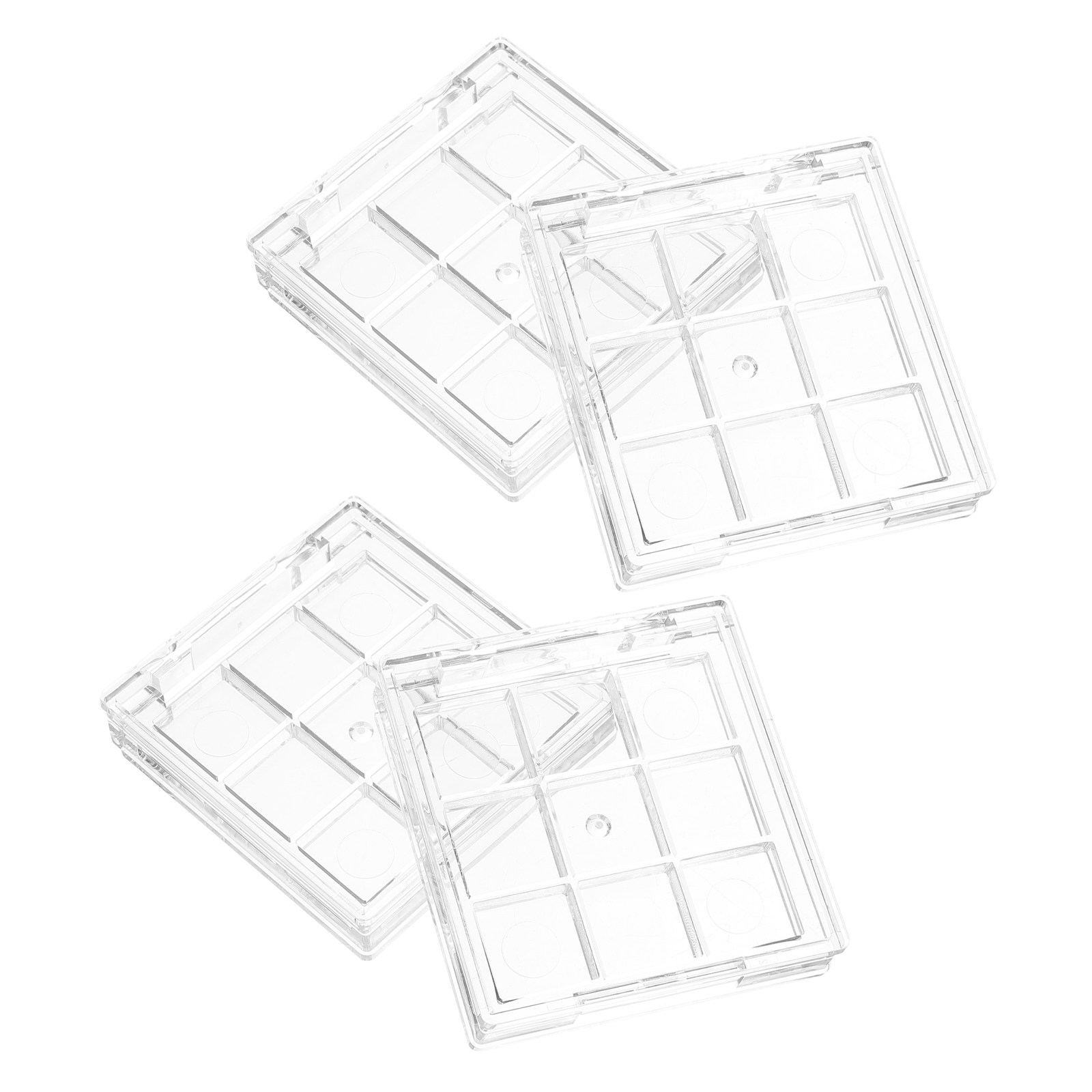 4Pcs Refillable 9 Grid Empty E - Eyeshadow Palette 评论和价格