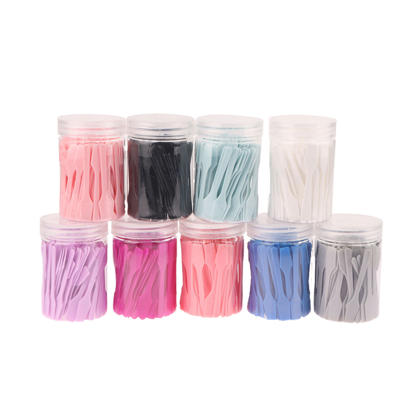 100 Pcs/Jar Mini Cosmetic Spat - Beauty Makeup Face 评论和价格