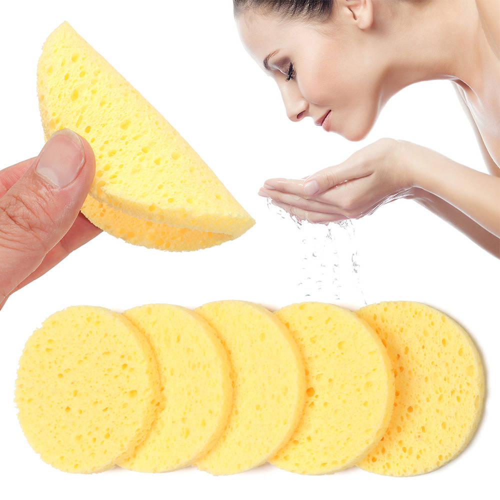 10pcs 6-9cm Yellow Face Round  - Beauty Makeup Face 评论和价格