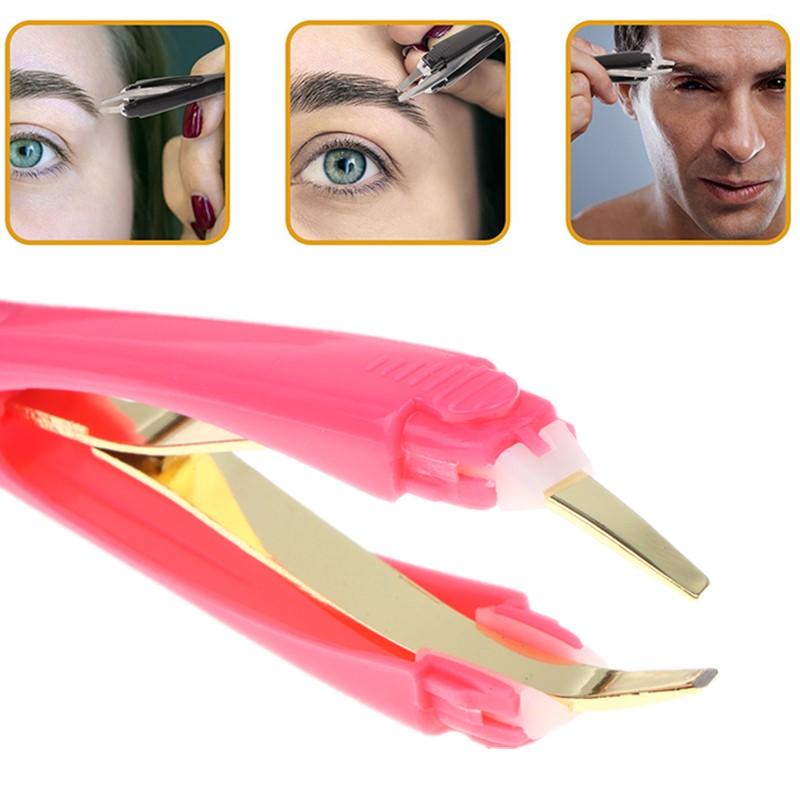 Eyebrow Tweezer Automatic Retr - Beauty Makeup Face 评论和价格