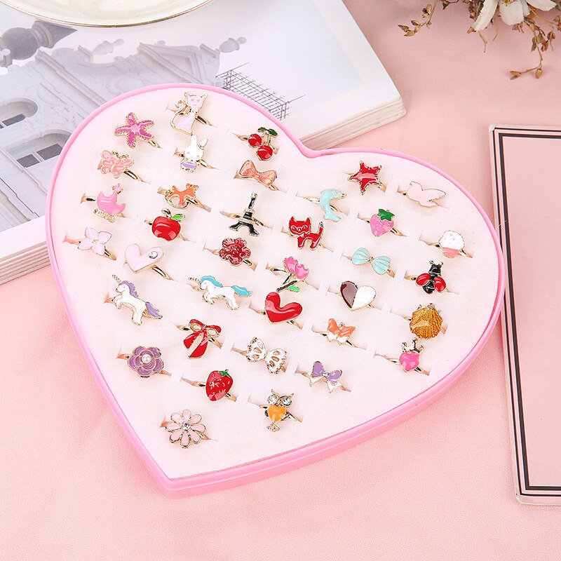 Cute Adjustable Rings for Chil - Beauty Makeup For Kids 评论和价格