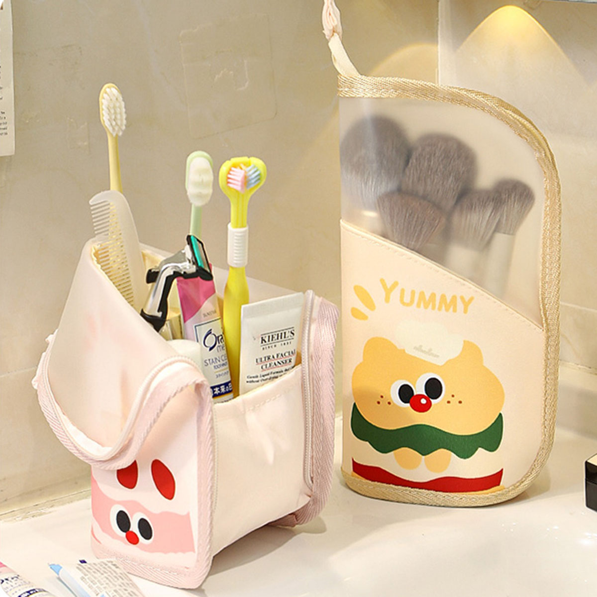 1Pcs Cosmetic Bag Travel Stand - Beauty For Makeup 评论和价格
