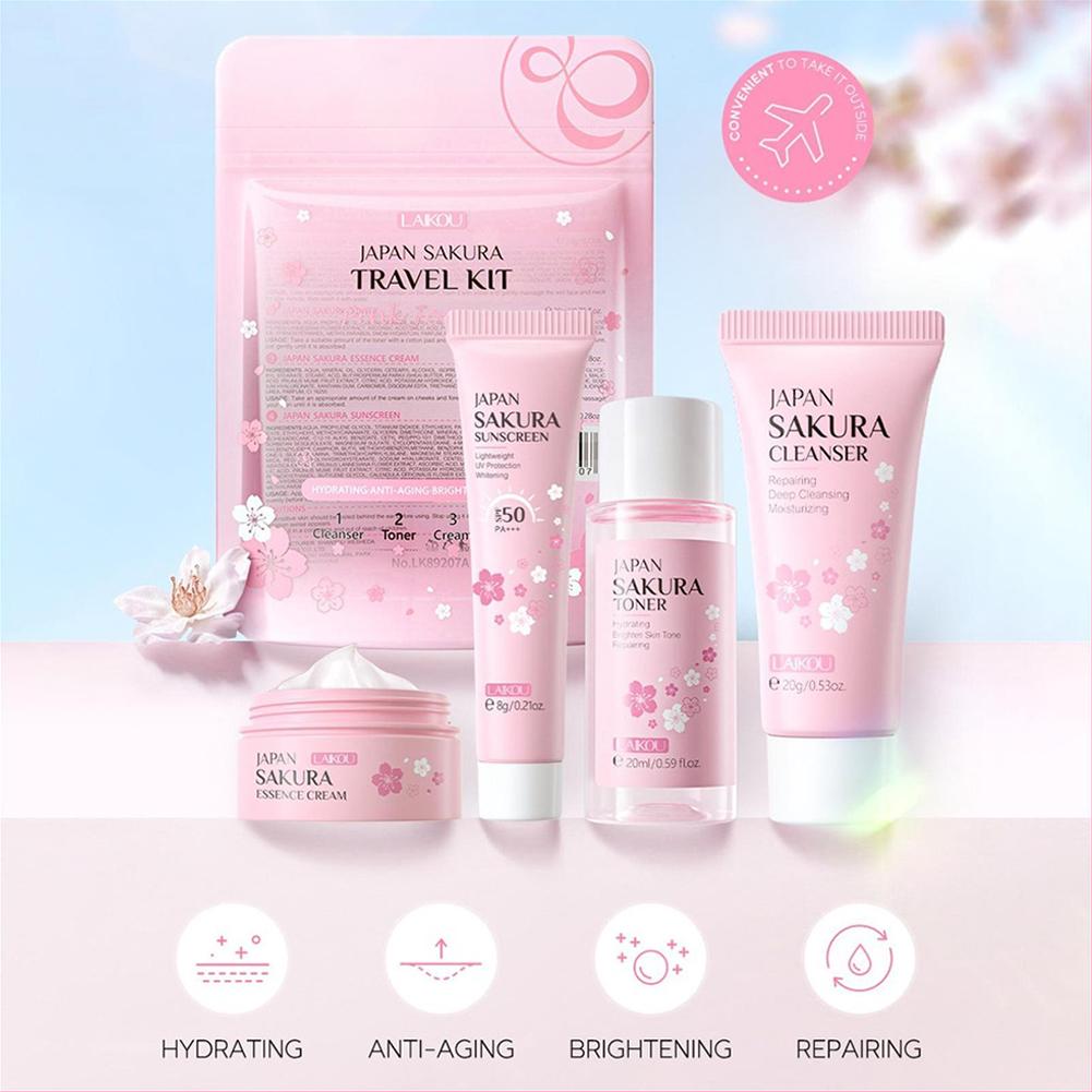 Sakura Skin Care Set facial Cl - Beauty For Makeup 评论和价格