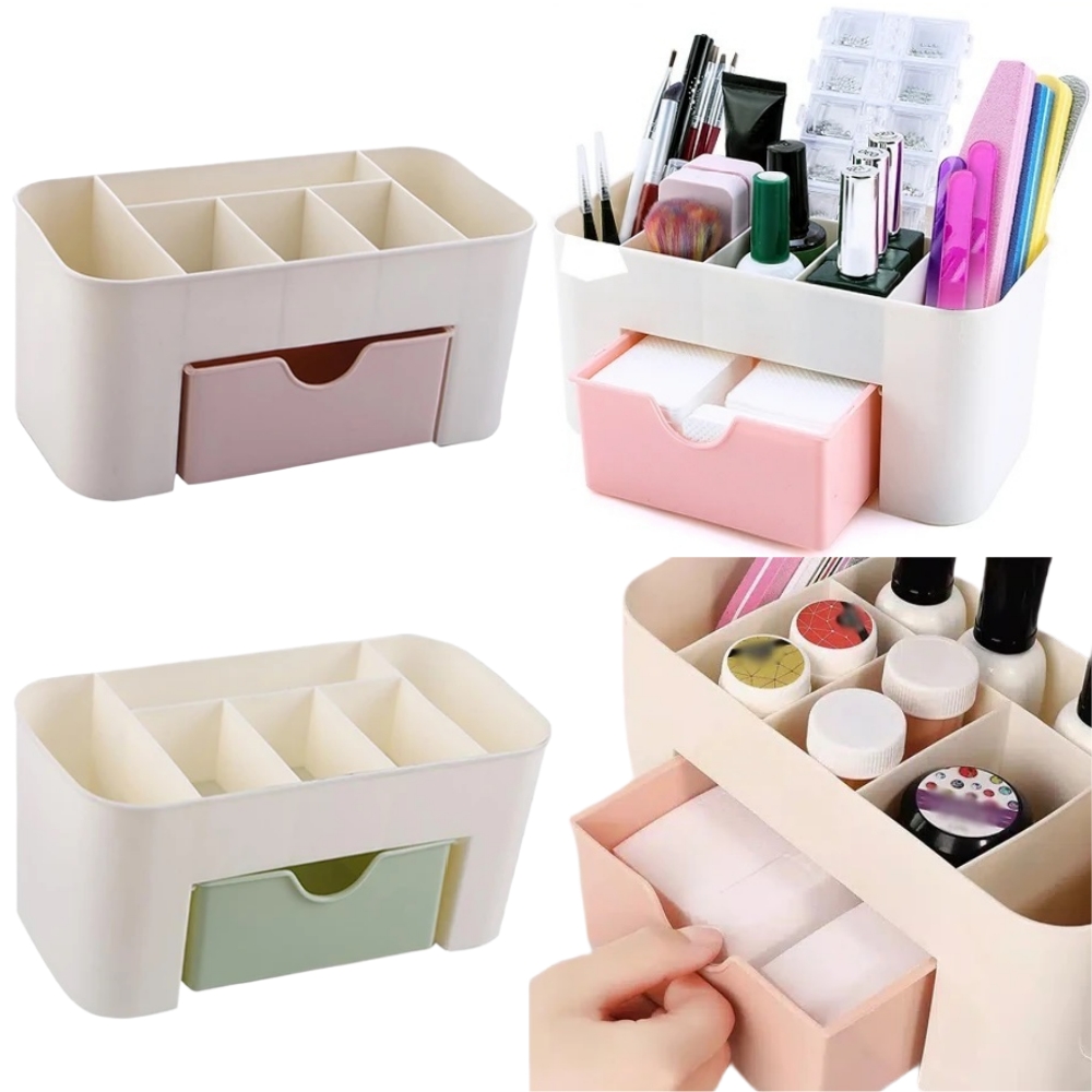 Nail Art Organizer Desktop Dra - Beauty Makeup Lipstick 评论和价格