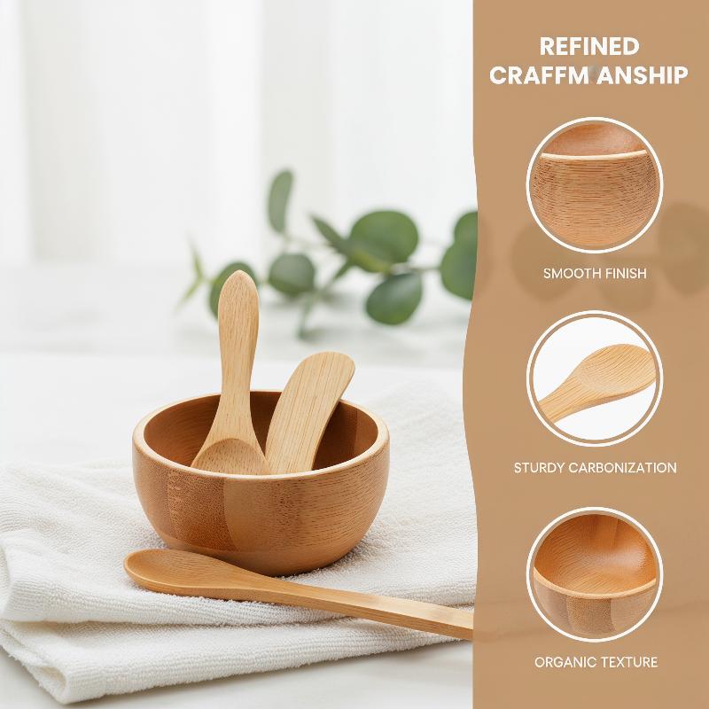 3pcs Mini Size Bamboo Diy Face - Beauty Makeup Face 评论和价格