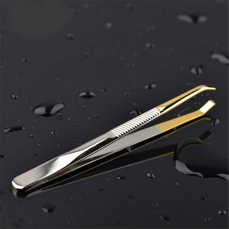 1PCS Eyebrow Tweezers Facial H - Beauty Makeup Tips 评论和价格